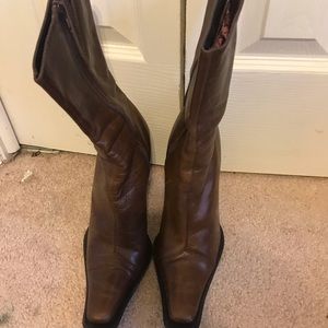 Western Brown ankle boot 🐎